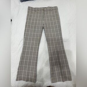 Derek Lam Men's Classic Gray Checkered Pants